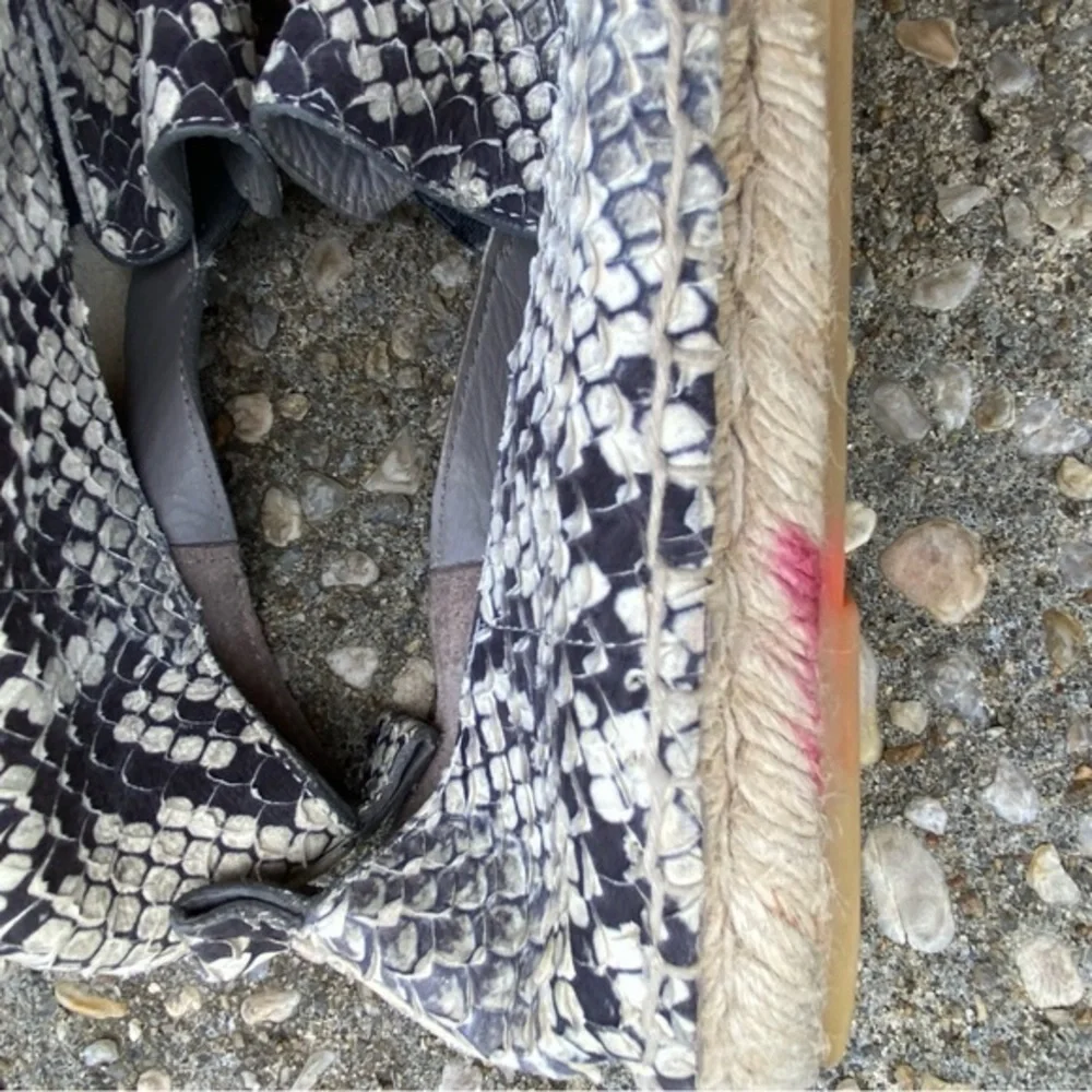 Vince Python Espadrilles Flats 9